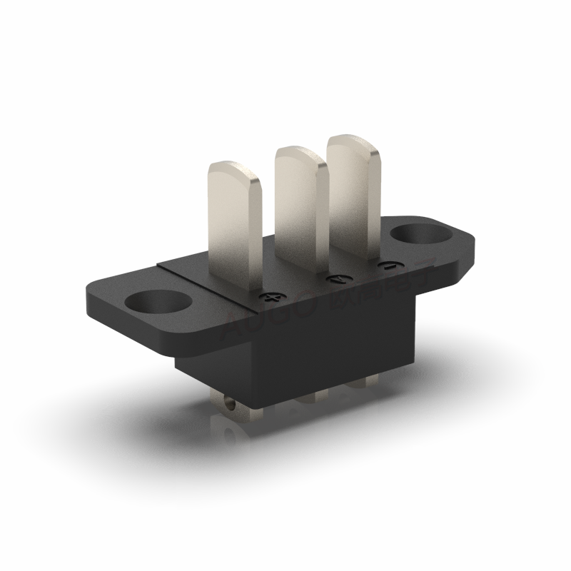 20A新能源充放电连接器 3P插头 锂电公头