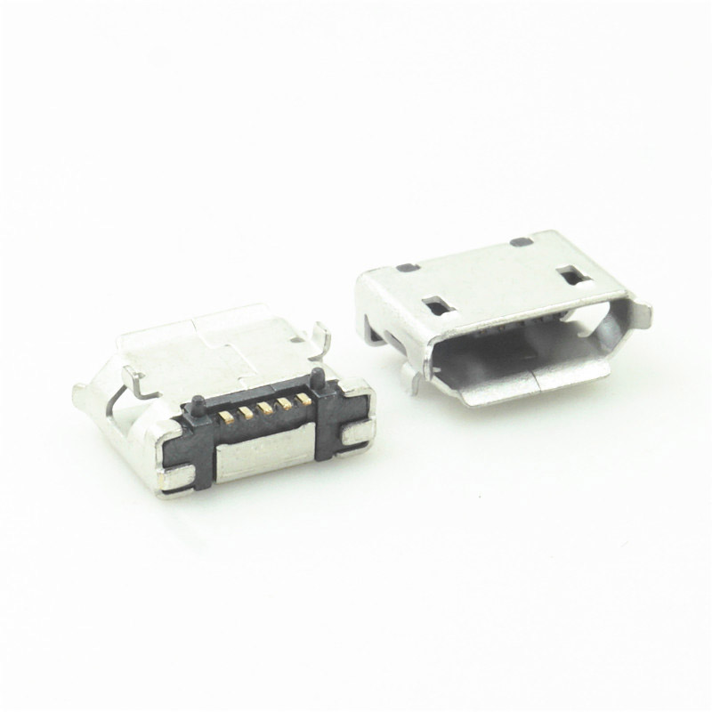 USB 5S B型插板6.4有柱加焊脚