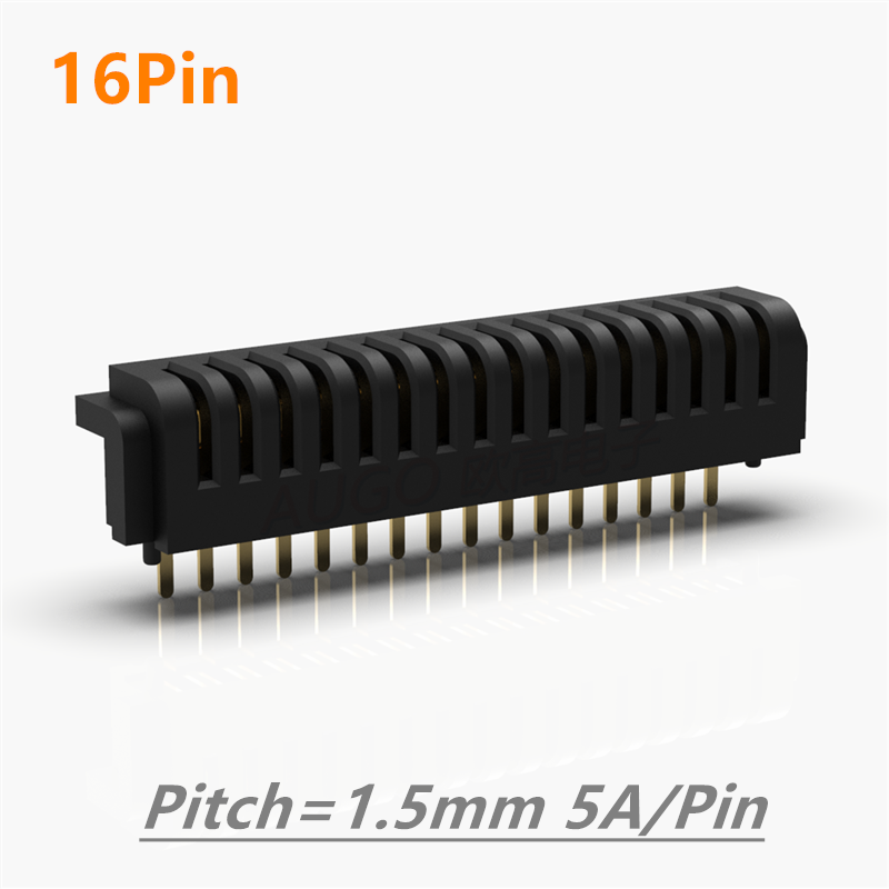 16P 1.5mm Pitch 电池连接器母座