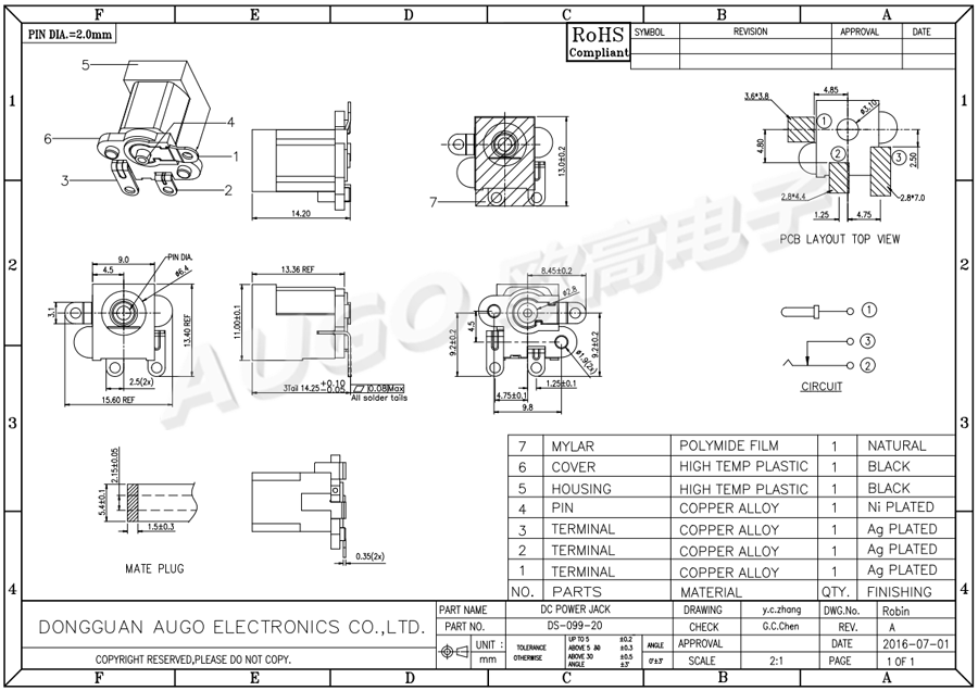 电动工具电源插座尺寸图