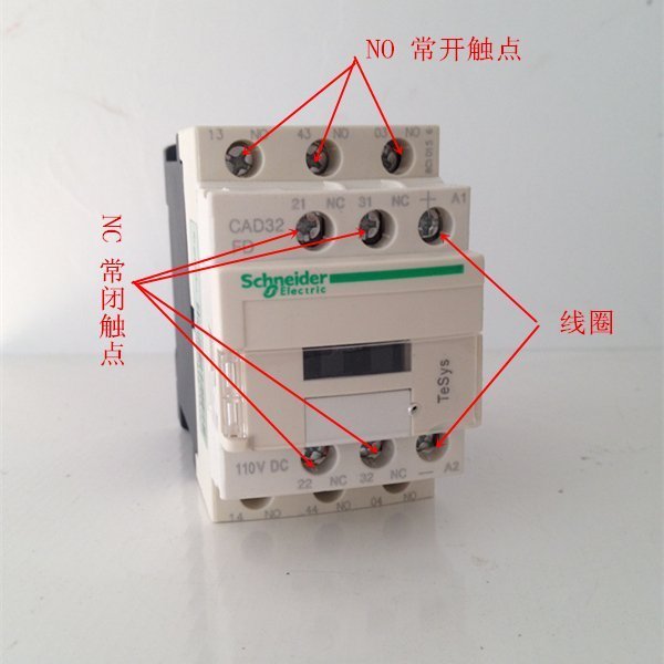 按键开关常开/常闭触点图