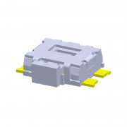超薄1.3mm侧按轻触开关 3.6*3.5*1.3H 四脚贴片