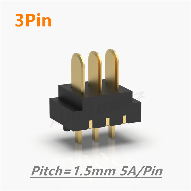 1.5Pitch 3P连接器公头 AUGO-B15M-3P-30