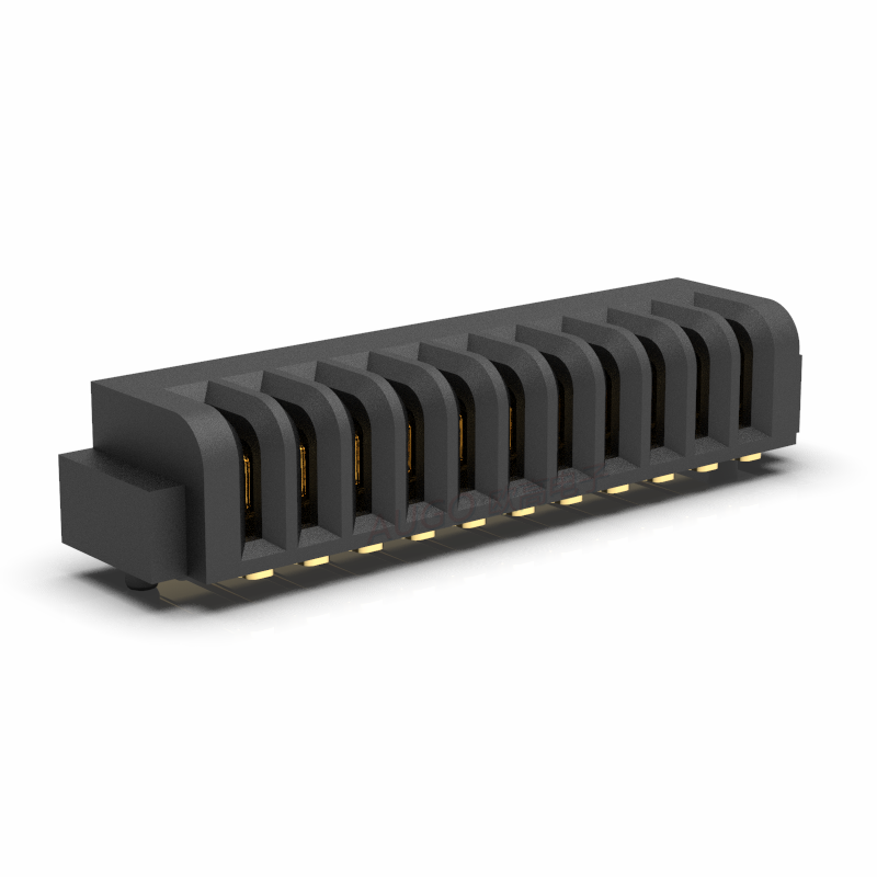 2.0间距 11P贴片连接器母座 AUGO-A06F-A-11P-SMT